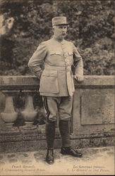 French Generals - Commanding General Petain Postcard