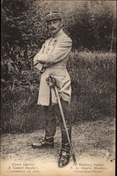 French Generals: General Humbert World War I Postcard Postcard