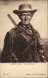 Vieux garde-chasse Postcard