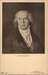 Ludwig Van Beethoven Postcard