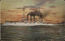 US Battleship "Maine" Battleships Postcard Postcard