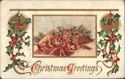 Christmas Greetings Postcard