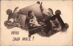 Who Said Mice? Postcard