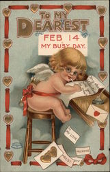 To My Dearest Cupid Postcard Postcard