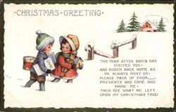 Christmas Greetings Postcard
