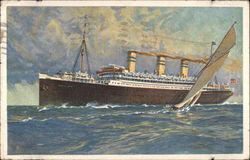 "Resolute" - Triple Screw Steamer Steamers Postcard Postcard