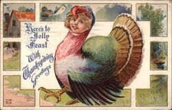 Thanksgiving - Turkey Turkeys Postcard Postcard