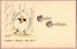 Easter Greetings Postcard