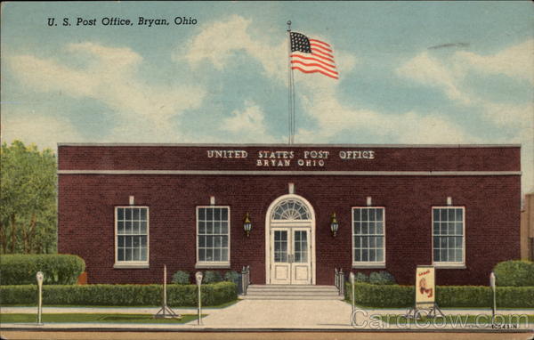 US Post Office Bryan Ohio