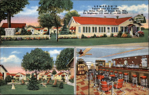 Lemeron's Tavern and 33 Cabins Green Bay Wisconsin