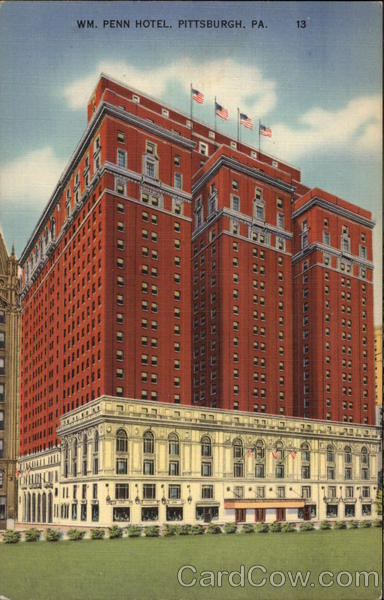 Wm. Penn Hotel Pittsburgh Pennsylvania