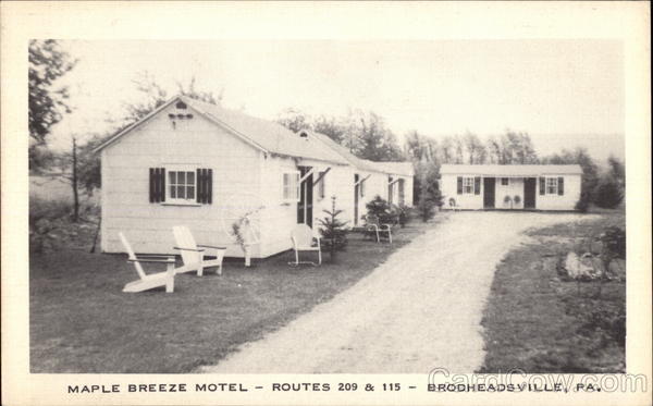 Maple Breeze Motel Brodheadsville Pennsylvania