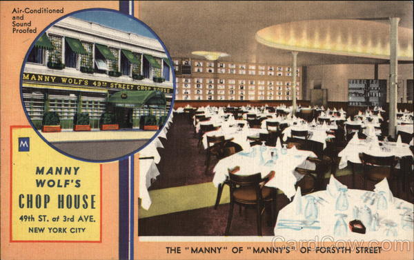 Manny Wolf's 49th Street Chop House New York