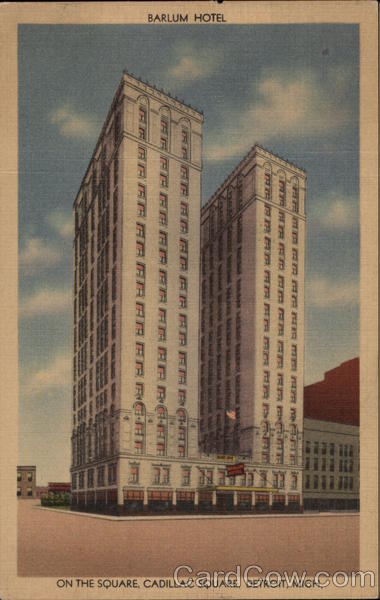 Barlum Hotel - On The Square Detroit Michigan