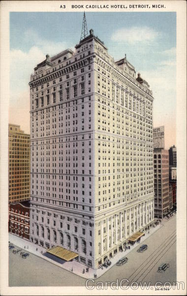 Book Cadillac Hotel Detroit Michigan