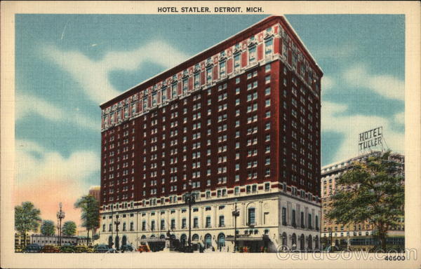 Hotel Statler Detroit Michigan