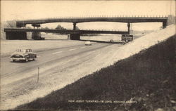 New Jersey Turnpike - Tri-Level Around Amboys Postcard Postcard