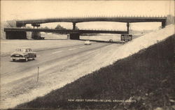 New Jersey Turnpike - Tri-Level Around Amboys Postcard