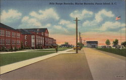 Rifle Range Barracks, Marine Barracks Postcard
