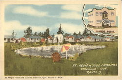 St. Regis Hotel and Cabins, Route 5 Danville, QC Canada Quebec Postcard Postcard