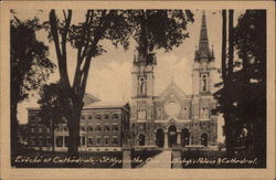 Bishop's Palace and Cathedral Postcard