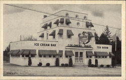 Colonial Maid Tea Room Postcard