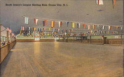 South Jersey's Largest Skating Rink Postcard