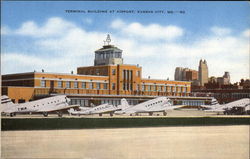 Terminal Building at Airport Postcard