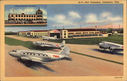 Port Columbus Postcard