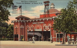 Old View of Historical Parque de Bombas Postcard