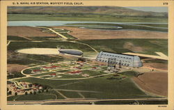 US Naval Air Station, Moffett Field Postcard