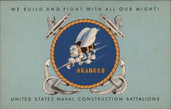 SeeBees - United States Naval Construction Battalions Postcard
