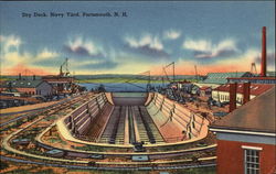 Navy Yard - Dry Dock Postcard