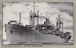 Attack Transport Navy Postcard Postcard