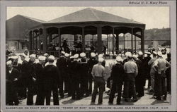 Bandstand On Exact Spot Where "Tower of Sun" Was, Treasure Island San Francisco, CA Postcard Postcard