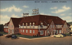 Wort Hotel Jackson, WY Postcard Postcard