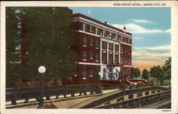 Penn Grove Hotel Grove City, PA Postcard Postcard