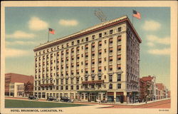 Hotel Brunswick Postcard