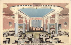 The Blue Room, Roosevelt Hotel Postcard