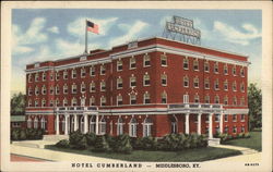 Hotel Cumberland Middlesboro, KY Postcard 