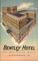 Bentley Hotel Alexandria, LA Postcard Postcard