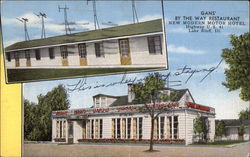 Gans' By the Way Restaurant - New Modern Motor Hotel Lake Bluff, IL Postcard Postcard