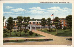 Home Lawn Mineral Springs Postcard
