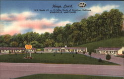 Kings Court Kingsville, MD Postcard Postcard