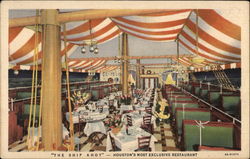 The Ship Ahoy Houston, TX Postcard Postcard