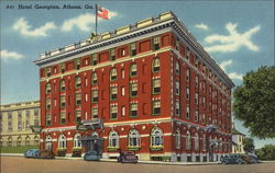 Hotel Georgian Athens, GA Postcard Postcard