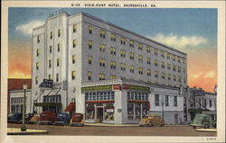 Dixie-Hunt Hotel Gainesville, GA Postcard Postcard