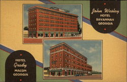 John Wesley Hotel Postcard