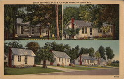 Cocoa Cottages Florida Postcard Postcard