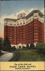 Top of the Park and Park Lane Hotel Postcard